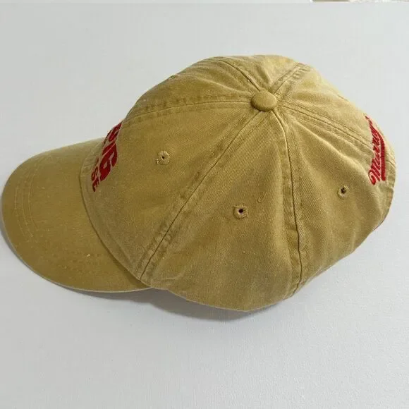 Murray’s Big Cheese Adams Upscale Cotton Dad Golf Hat Baseball Cap Leather Strap - Picture 5 of 12